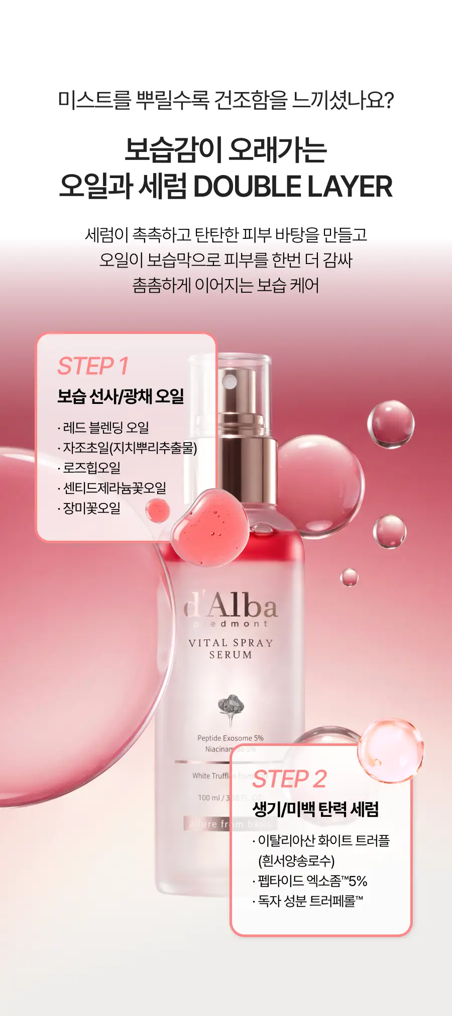 [26년 신형/진정결광] 달바 바이탈 스프레이 세럼 나이아신아마이드 5퍼센트 100ml 상세페이지 25